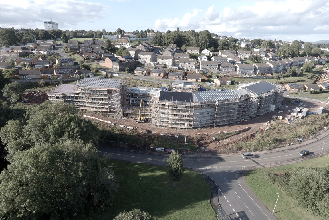 Gaer Development from Drone