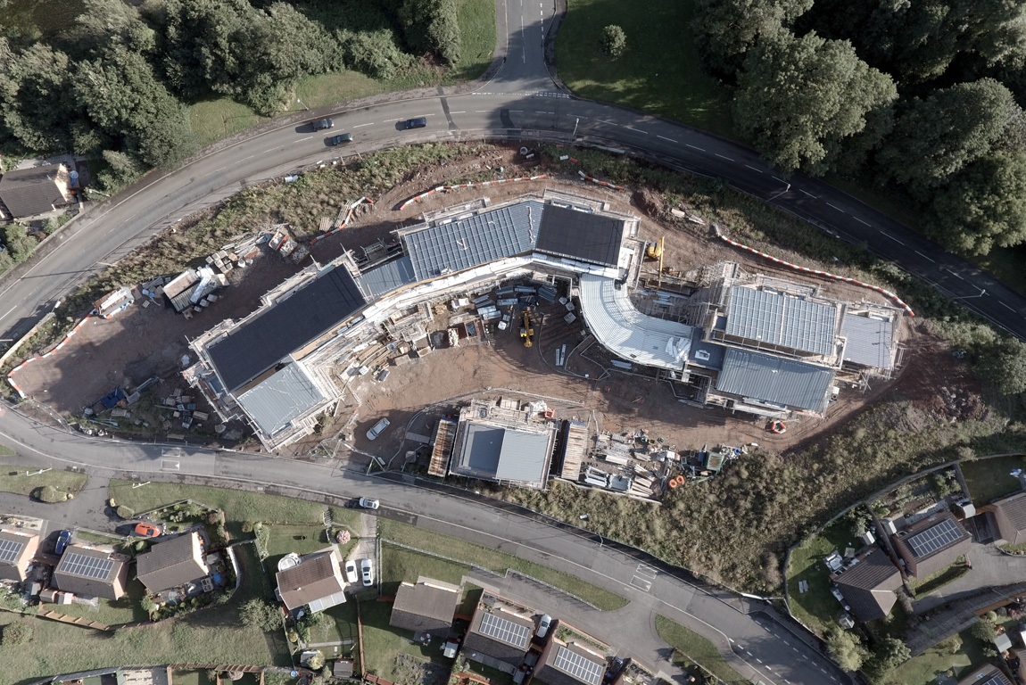 Gaer Development from Drone