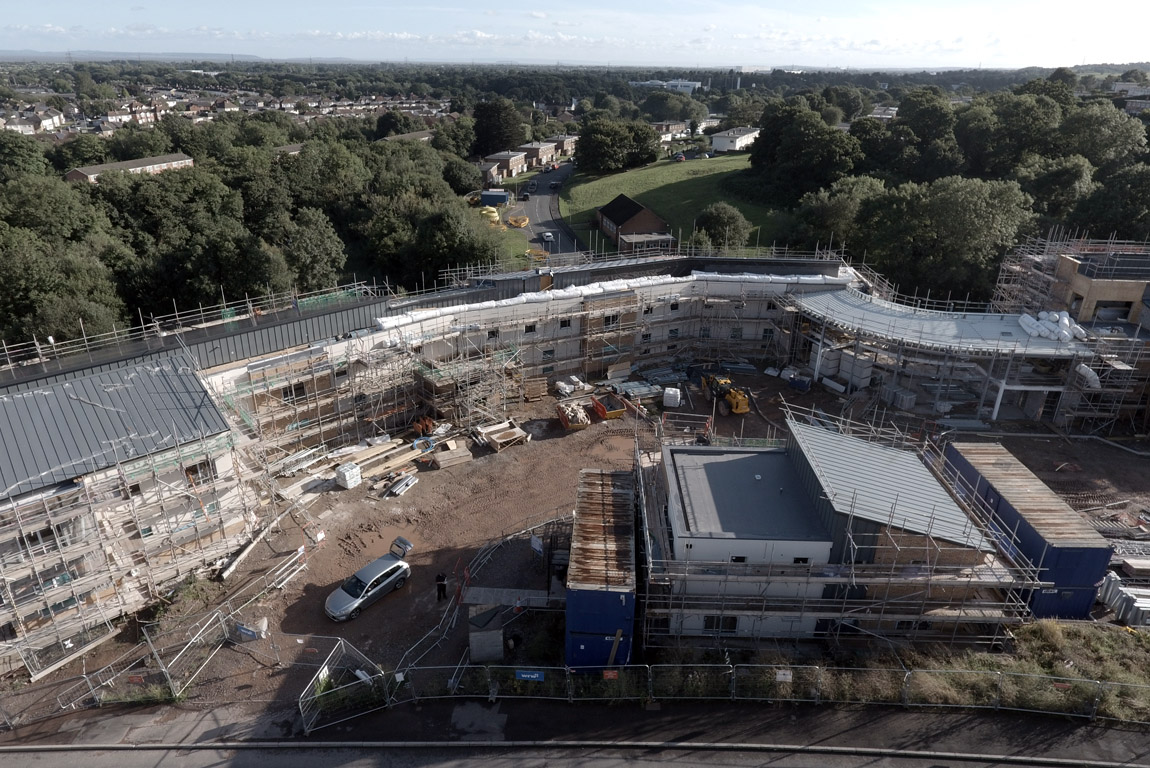 Gaer Development from Drone