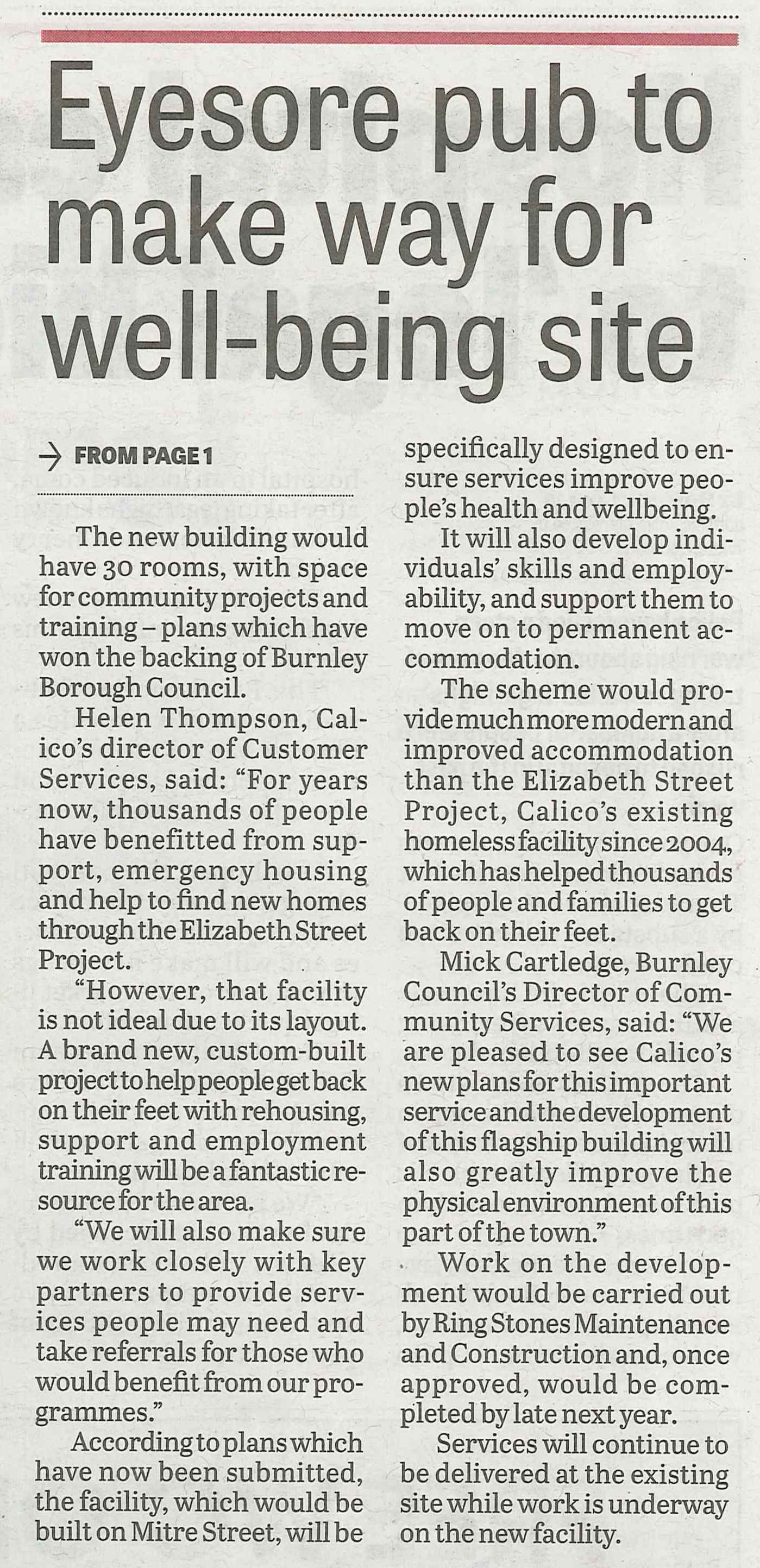 Residential - Supported Housing - Community - Mitre st - News 